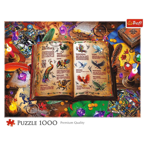 Puzzle trefl 1000 atlasul pasarilor fantastice copii varsta 12 ani - +15 ani [2]