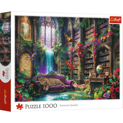 Jucării și Jocuri pentru copii - Puzzle trefl 1000 biblioteca magica copii varsta 12 ani - +15 ani