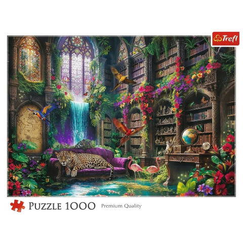 Puzzle trefl 1000 biblioteca magica copii varsta 12 ani - +15 ani [2]