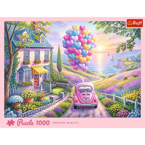 Puzzle trefl 1000 calatorie romantica copii varsta 12 ani - +15 ani [2]