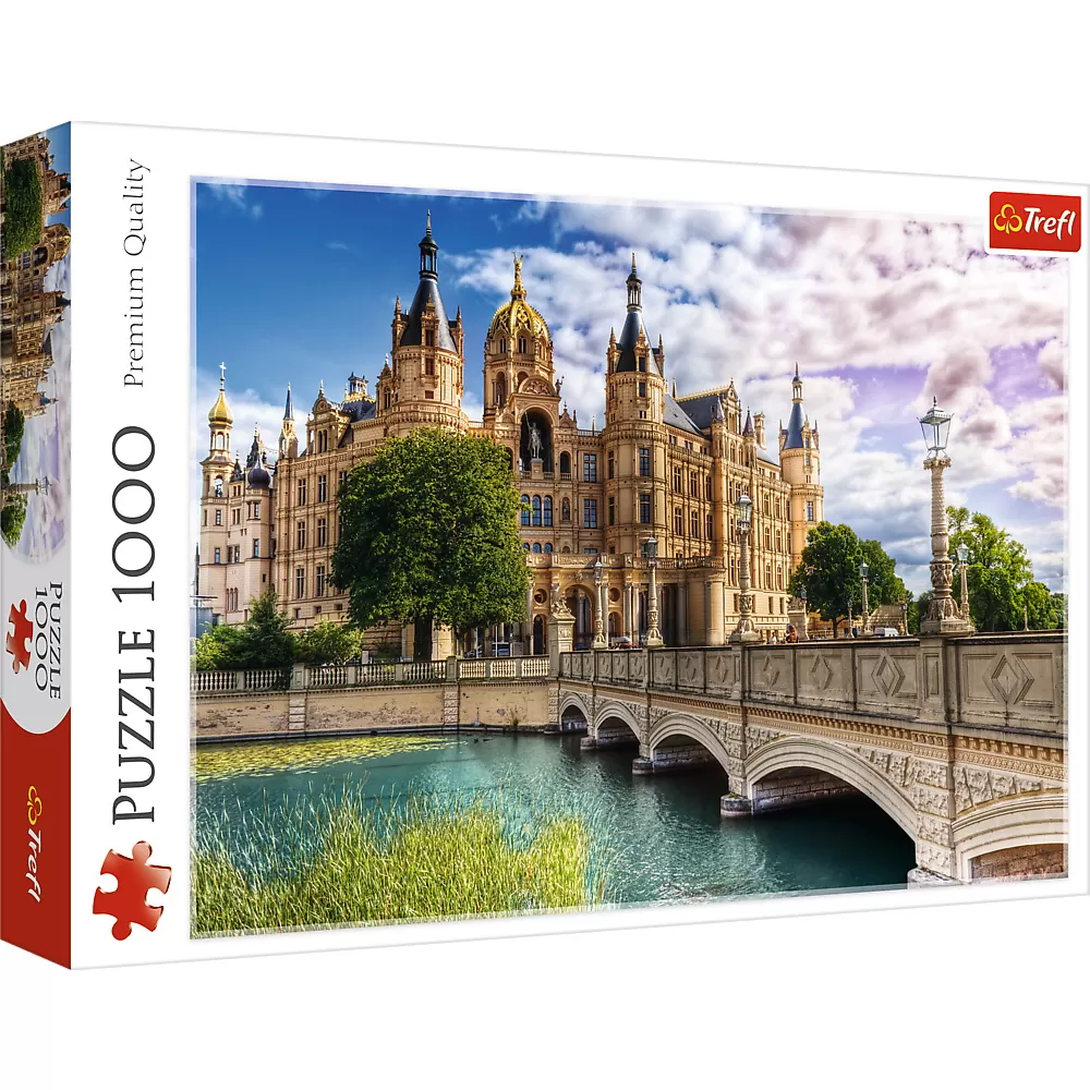 Jucării și Jocuri pentru copii - Puzzle trefl 1000 castelul de pe insula, copii varsta 12 ani pana la +15 ani