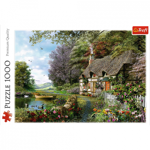  puzzle trefl 1000 casuta de pe lac [2]