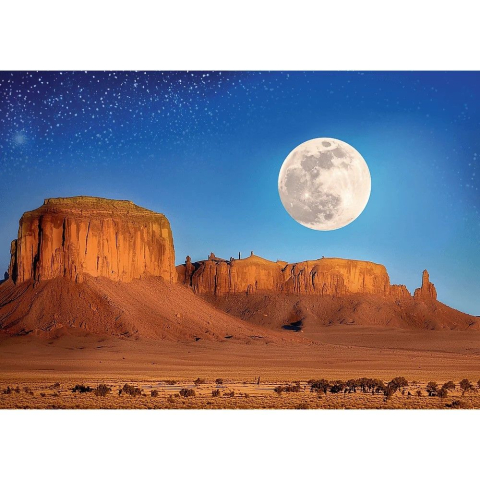 Puzzle trefl 1000 colectia sua luna in desert poster inclus [1]