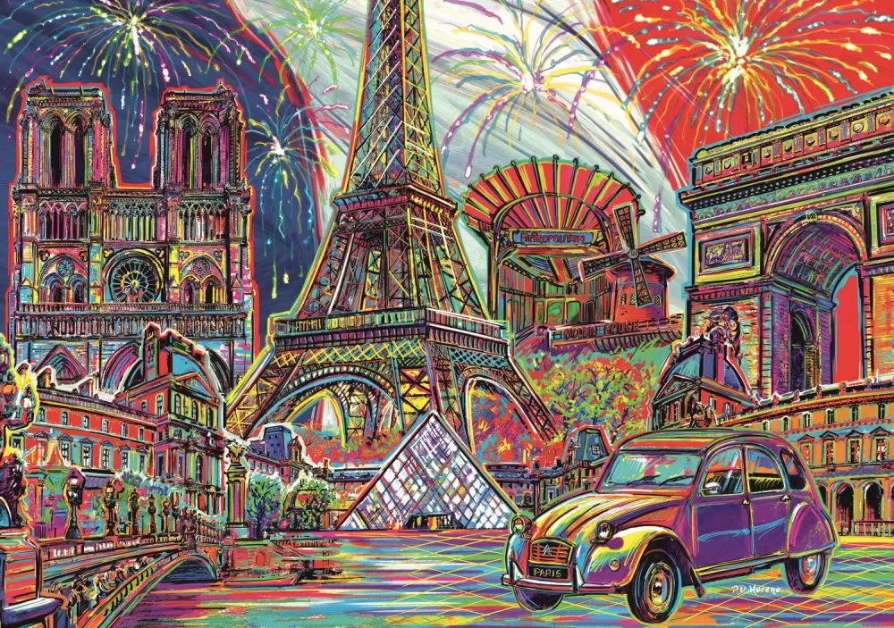Puzzle trefl 1000 culorile parisului [1]