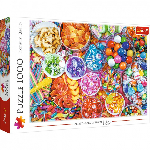 Jucării și Jocuri pentru copii - Puzzle trefl 1000 dulciuri spectaculoase
