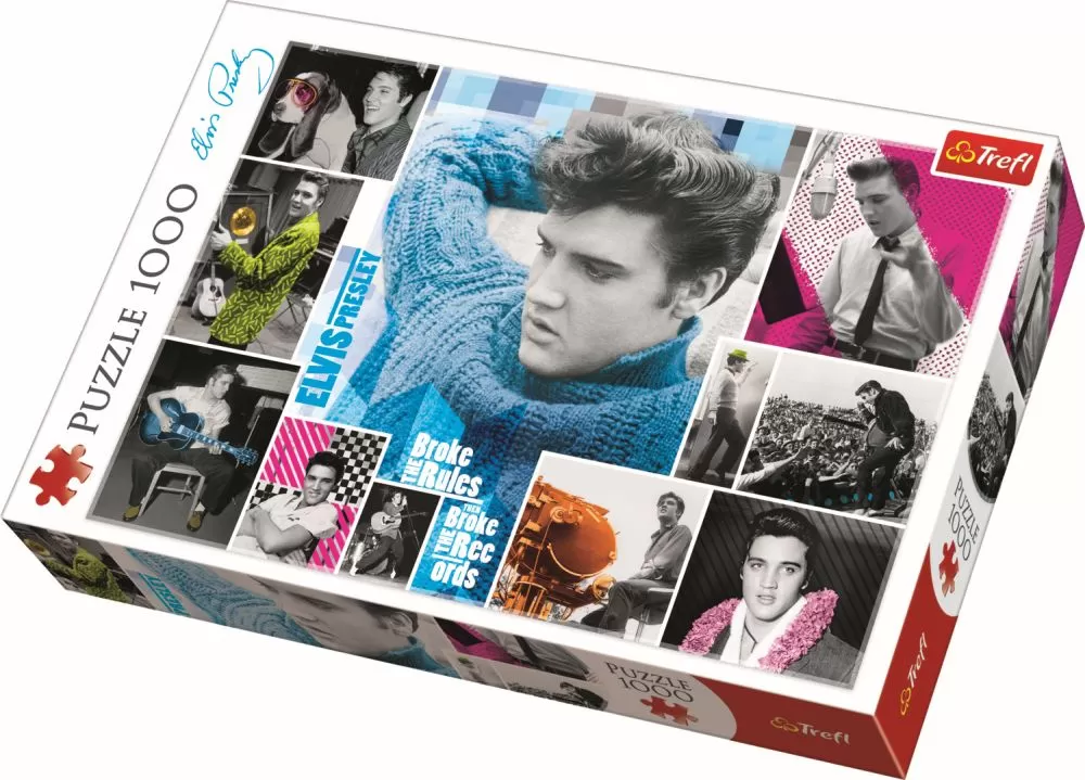 Jucării și Jocuri pentru copii - Puzzle trefl 1000 elvis presley intotdeauna tanar
