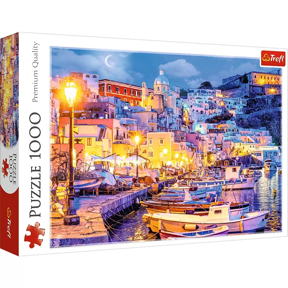 Jucării și Jocuri pentru copii - Puzzle trefl 1000 insula porcida pe timpul noptii