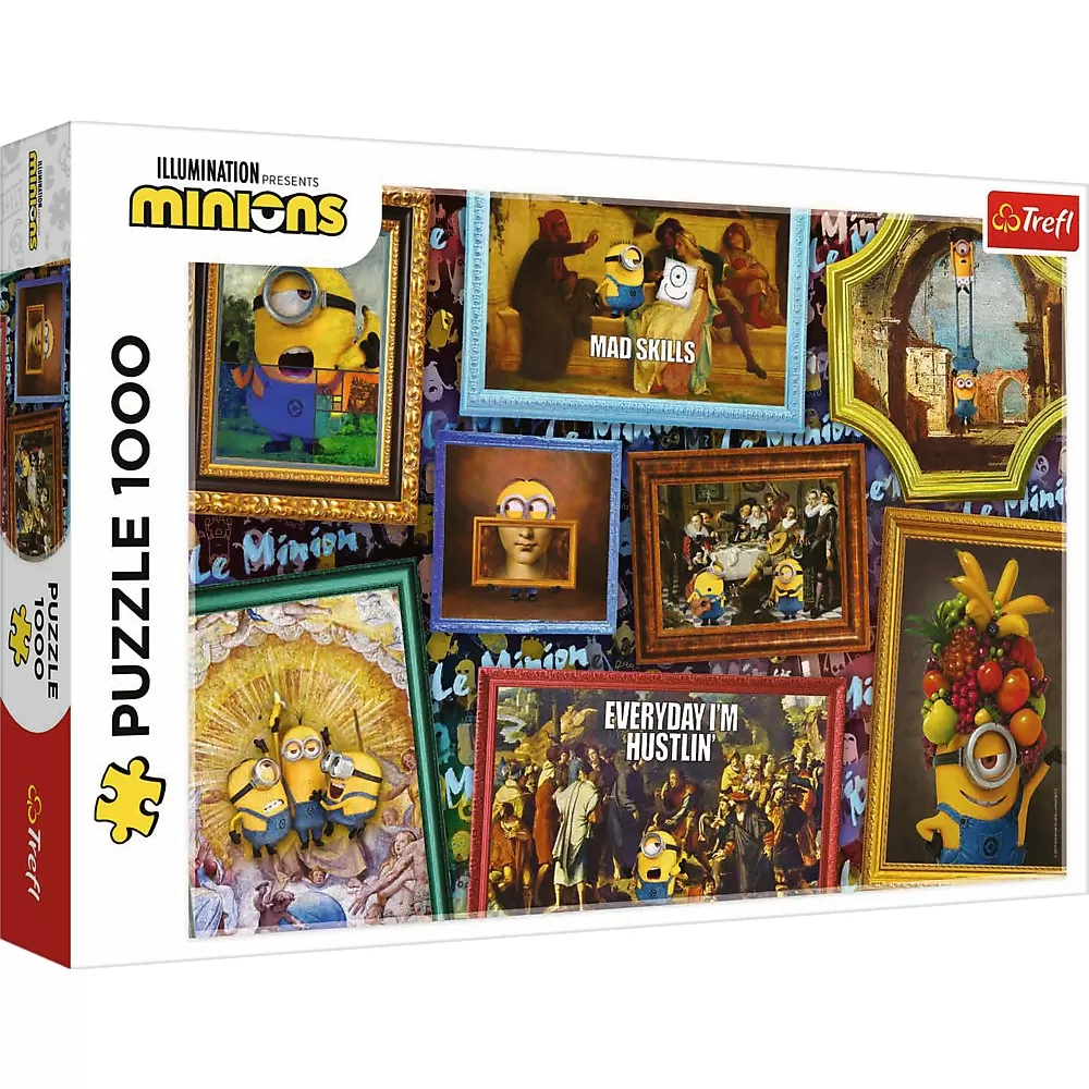 Jucării și Jocuri pentru copii - Puzzle trefl 1000 minionii