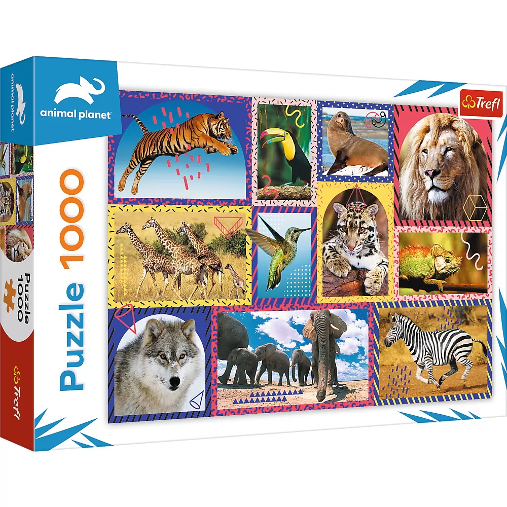 Jucării și Jocuri pentru copii -  puzzle trefl 1000 natura salbatica