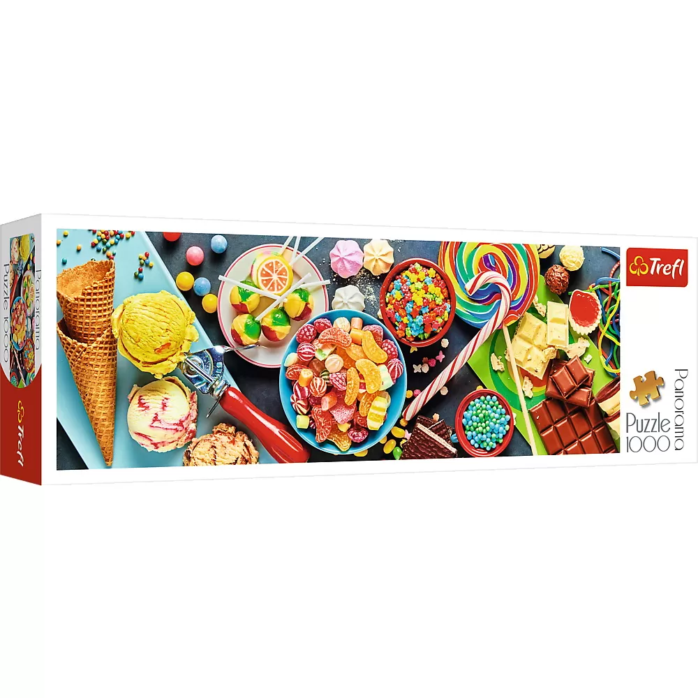 Jucării și Jocuri pentru copii - Puzzle trefl 1000 panorama o incantare dulce