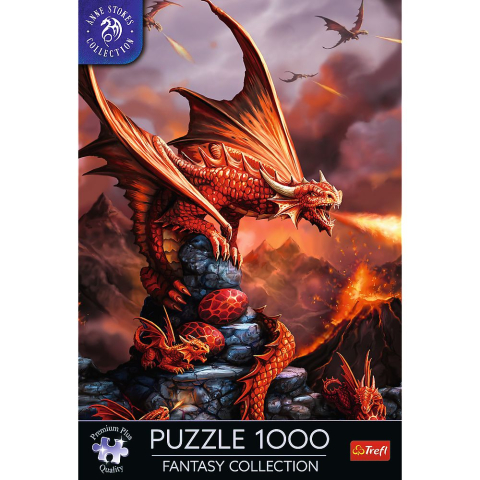 Puzzle trefl 1000 premium plus colectia fantasy dragon de foc [2]