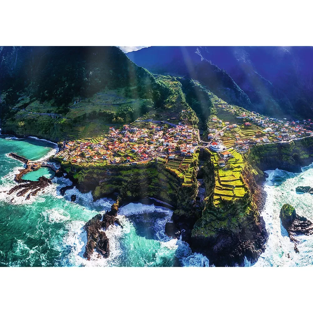 Puzzle trefl 1000 premium plus photo odyssey insula madeira portugalia [1]