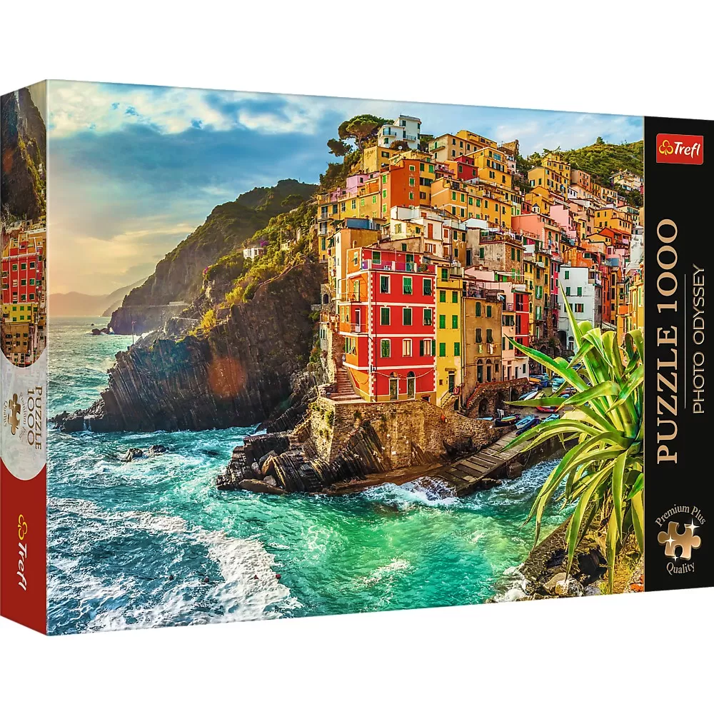 Jucării și Jocuri pentru copii - Puzzle trefl 1000 premium plus photo odyssey orasul riomaggiore, copii varsta 12 ani pana la +15 ani