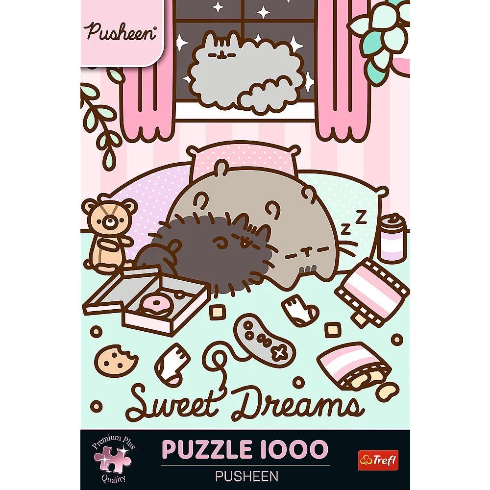 Puzzle trefl 1000 premium plus pusheen vise placute, copii varsta 12 ani pana la +15 ani [2]