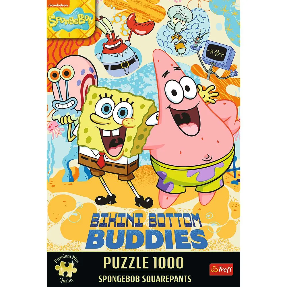 Puzzle trefl 1000 premium plus spongebob squarepants , copii varsta 12 ani pana la +15 ani [2]