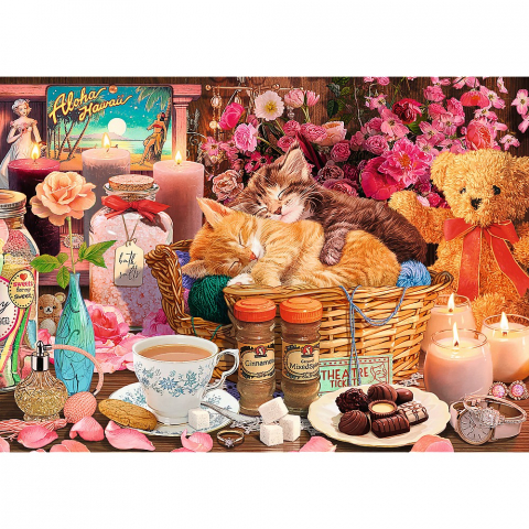 Puzzle trefl 1000 premium plus tea time toate lucrurile bune [1]