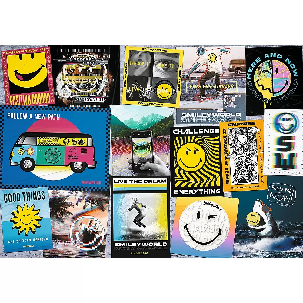 Puzzle trefl 1000 traieste pozitiv [1]