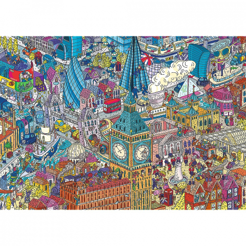 Puzzle trefl 1000 uft eye spy travel londra [1]