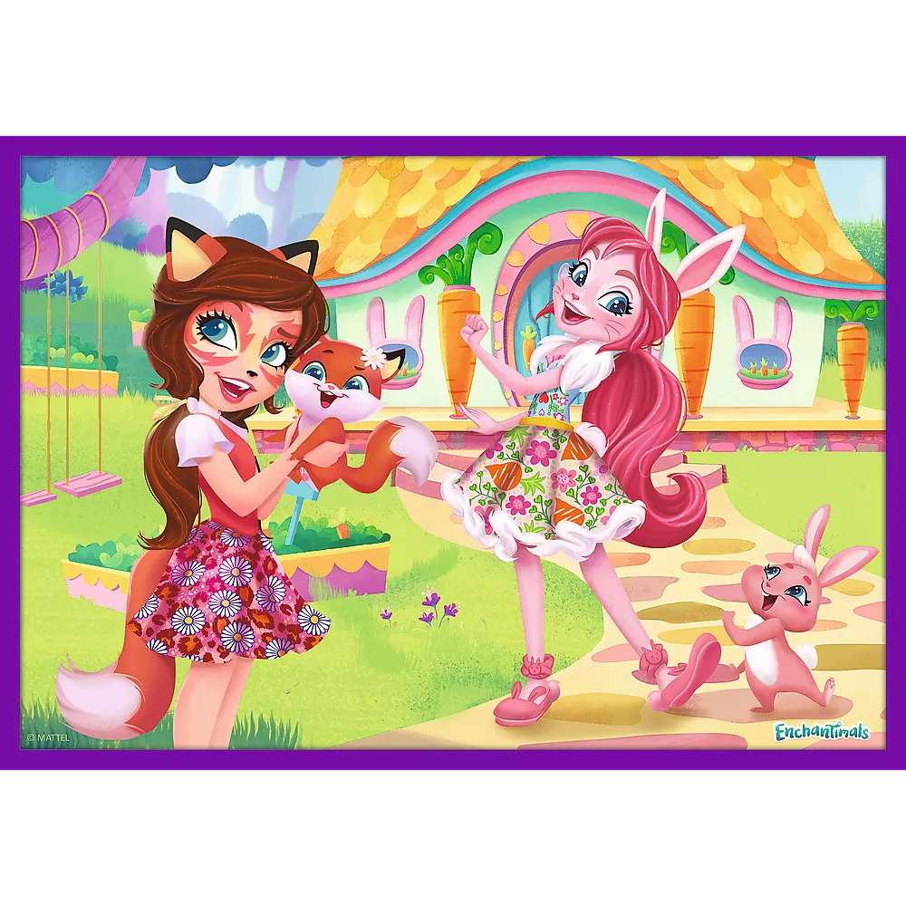 Puzzle trefl 10in1 enchantimals - fetele uimitoare [2]