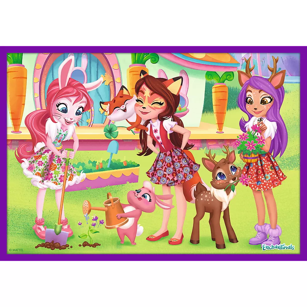 Puzzle trefl 10in1 enchantimals - fetele uimitoare [6]