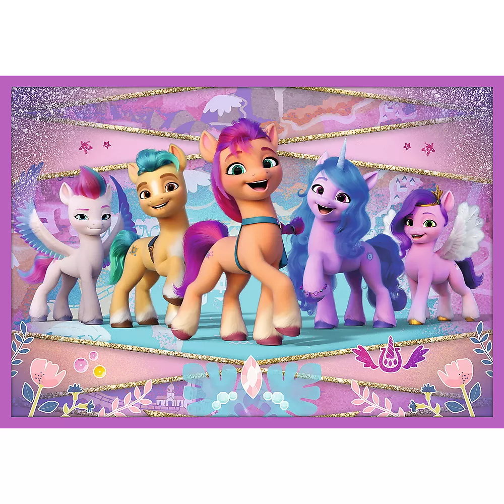 Puzzle trefl 10in1 my little pony -  poneii stralucitori [3]