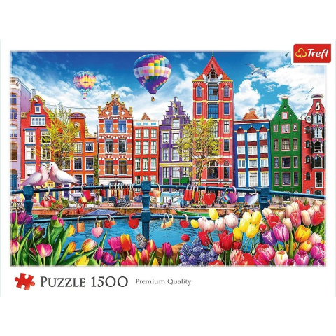 Puzzle trefl 1500 amsterdam colorat copii varsta 11 ani - +15 ani [2]