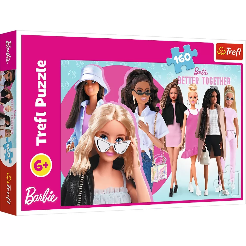 Jucării și Jocuri pentru copii - Puzzle trefl 160 barbie lumea barbie