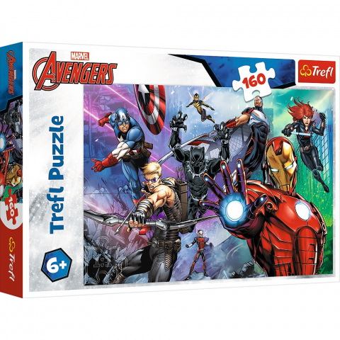 Jucării și Jocuri pentru copii - Puzzle trefl 160 disney marvel eroi in actiune razbunatorii