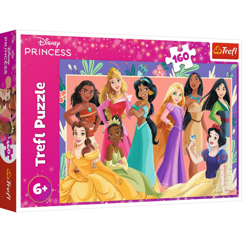 Jucării și Jocuri pentru copii - Puzzle trefl 160 disney princess printese adevarate