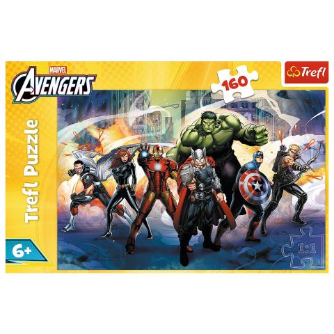 Puzzle trefl 160 marvel razbunatorii superputeri copii varsta 6 ani - 10 ani [2]