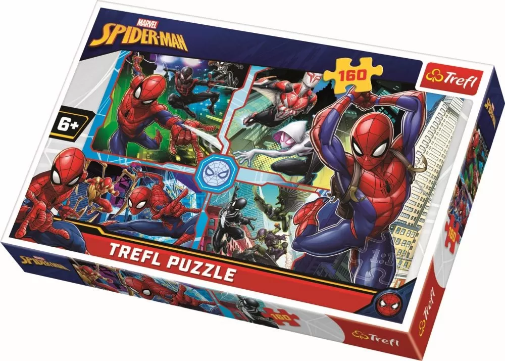 Jucării și Jocuri pentru copii - Puzzle trefl 160 spider-man salvatorul