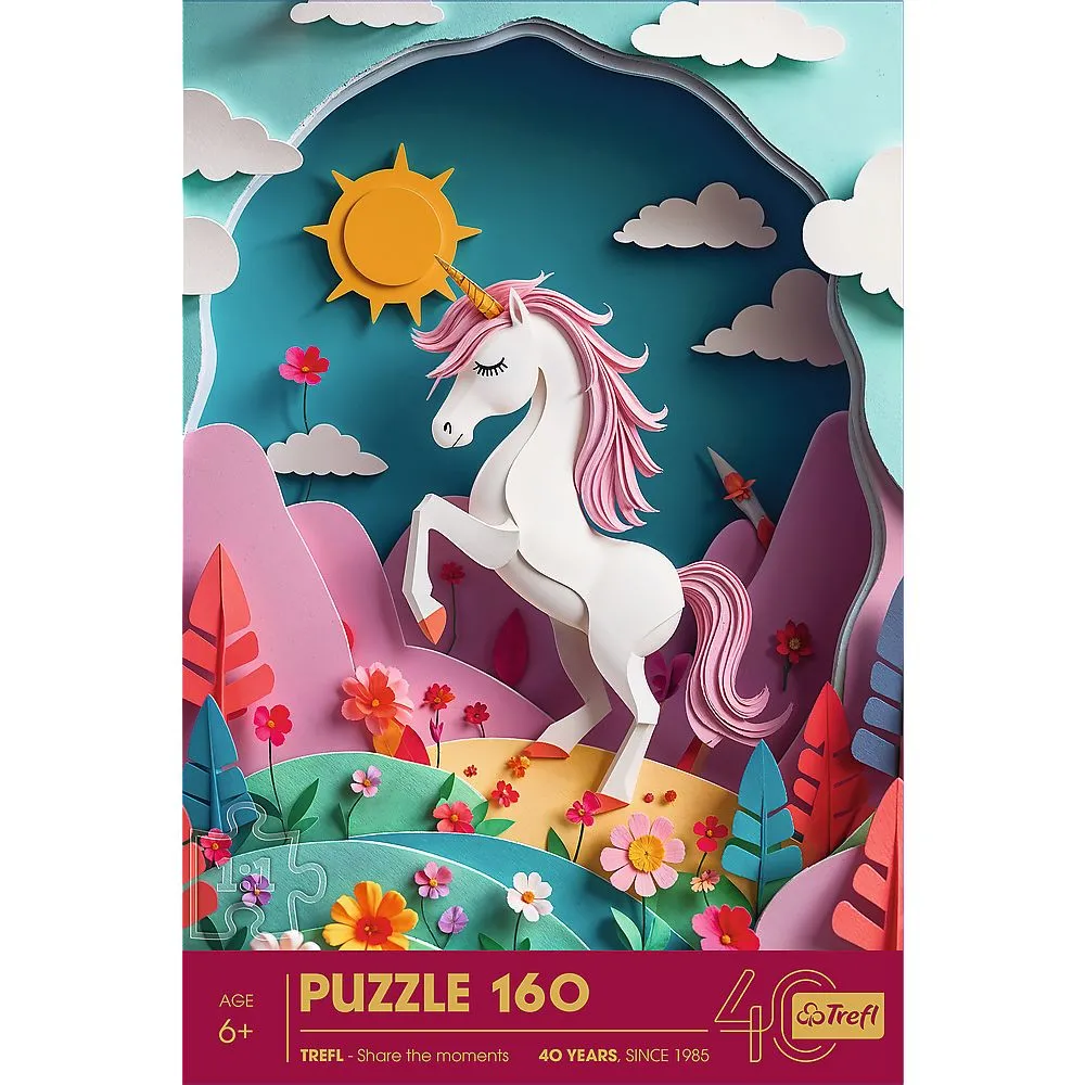 Puzzle trefl 160 unicorn, copii varsta 6 ani pana la 10 ani [2]