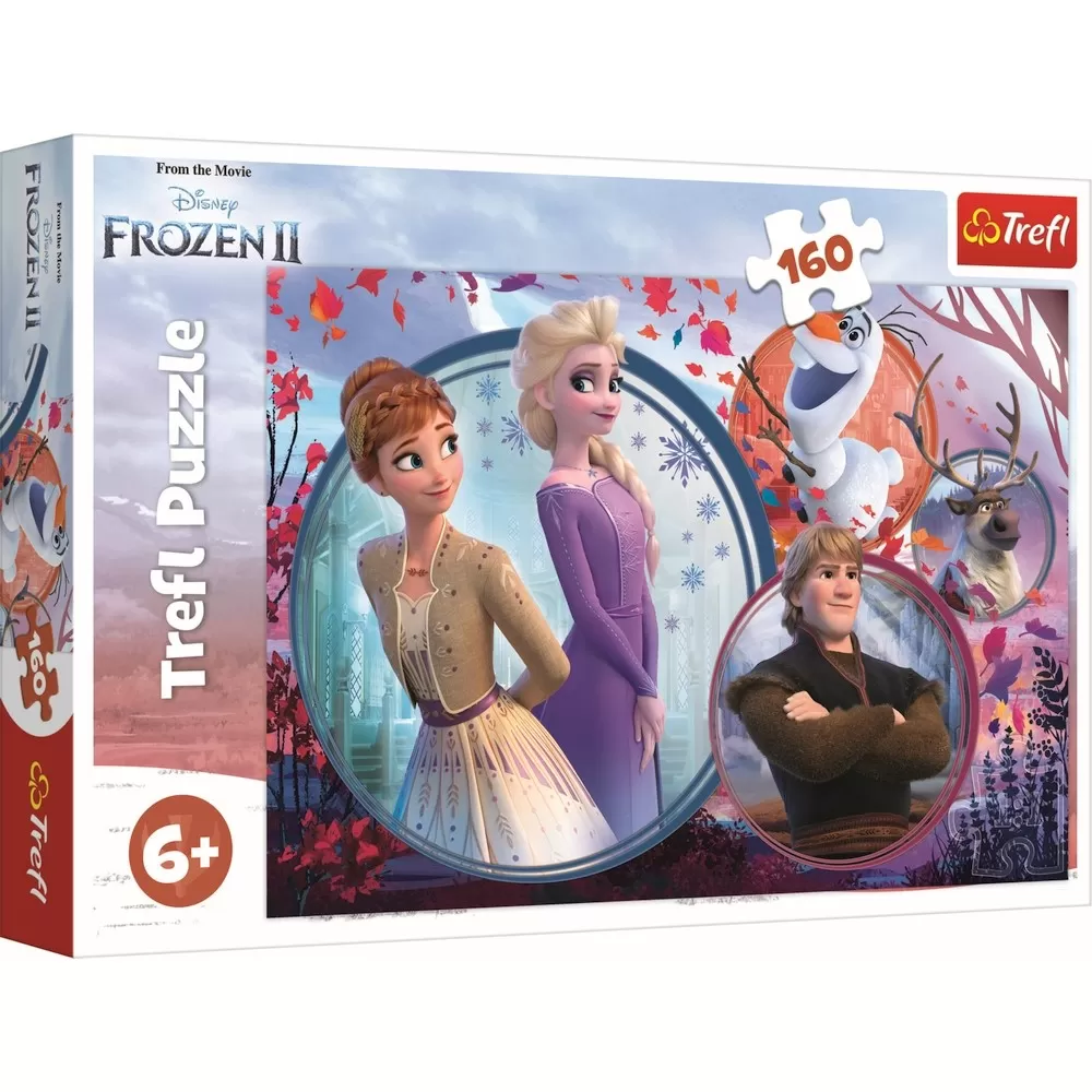 Jucării și Jocuri pentru copii - Puzzle trefl 160 universul frozen2