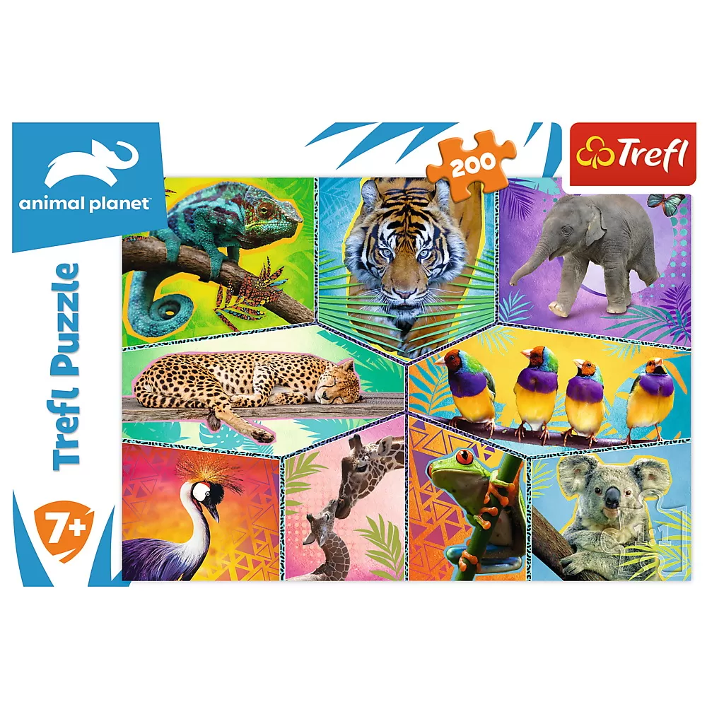 Puzzle trefl 200 animal planet o lume exotica [2]