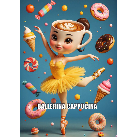 Puzzle trefl 200 brainrots balerina cappucina copii varsta 7 ani - 12 ani [1]