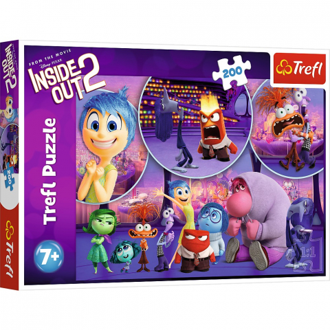 Jucării și Jocuri pentru copii - Puzzle trefl 200 disney inside out 2 emotiile copiilor