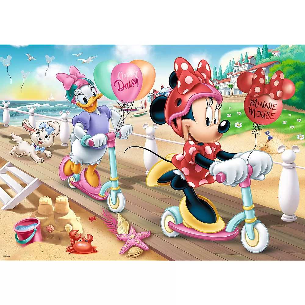 Puzzle trefl 200 minnie distractie la plaja [1]