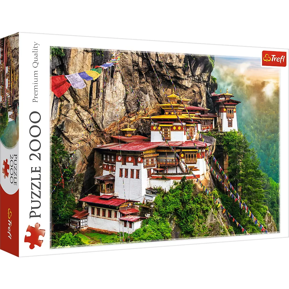 Jucării și Jocuri pentru copii - Puzzle trefl 2000 cuibul tigrului bhutan
