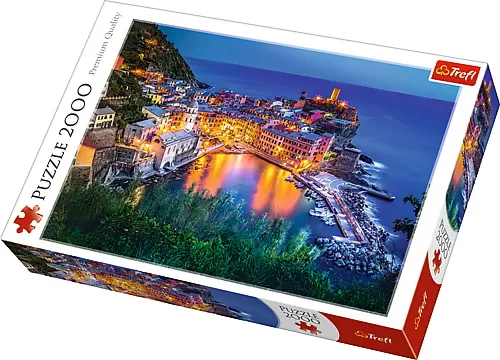 Jucării și Jocuri pentru copii - Puzzle trefl 2000 la apus in vernazza italia