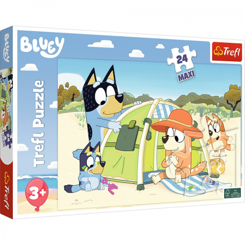 Jucării și Jocuri pentru copii - Puzzle trefl 24 maxi bluey ziua cea buna