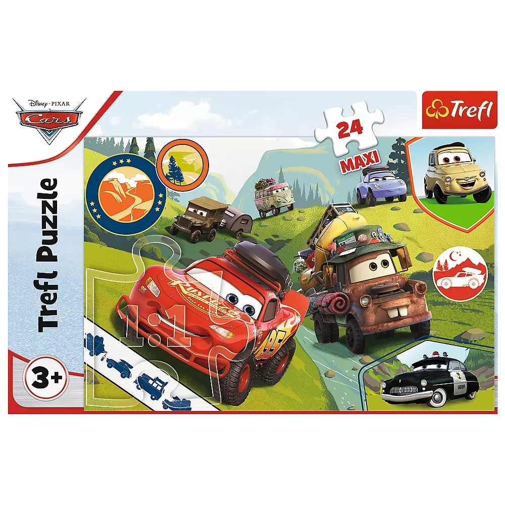 Puzzle trefl 24 maxi cars masinutele fericite [2]