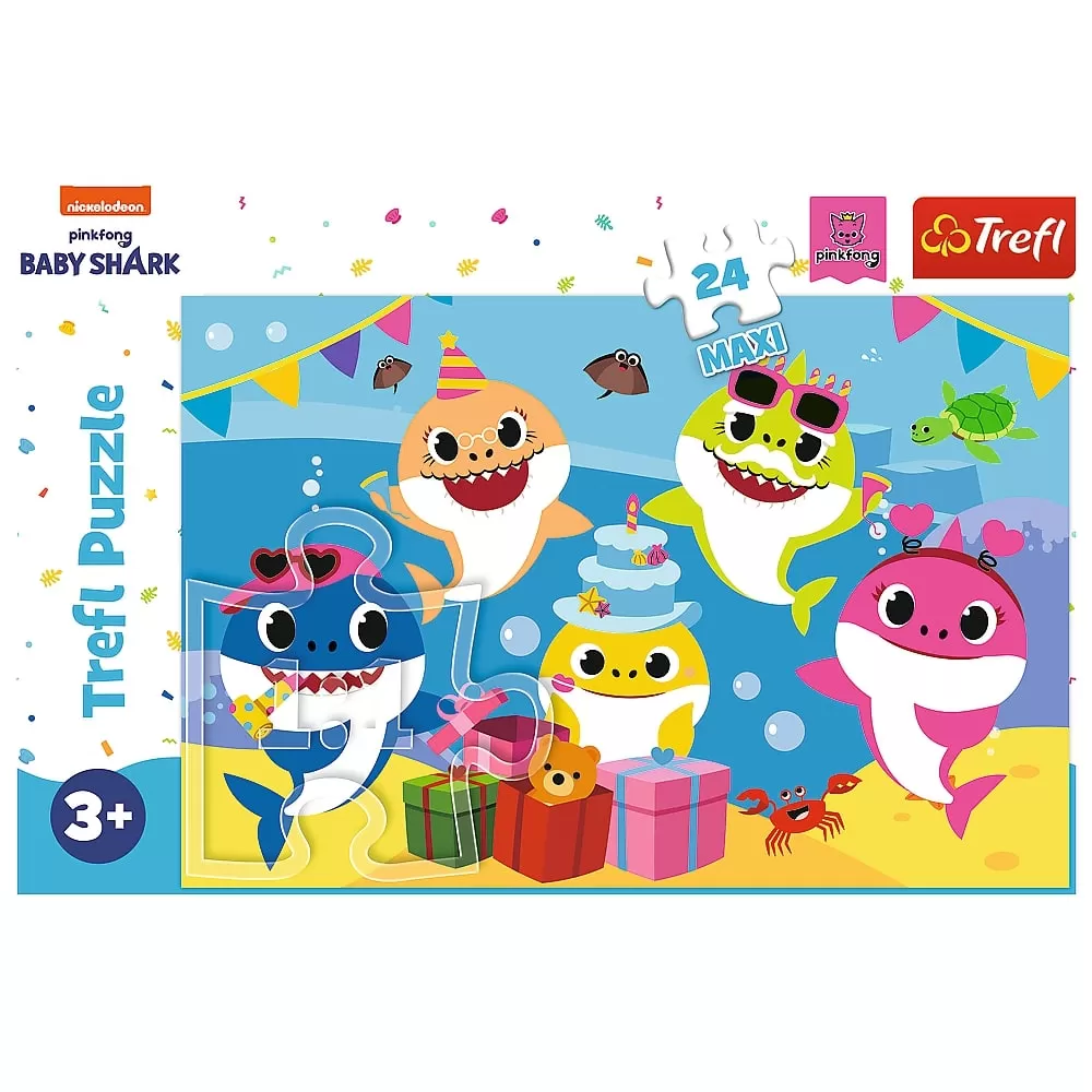 Puzzle trefl 24 maxi happy baby shark [2]