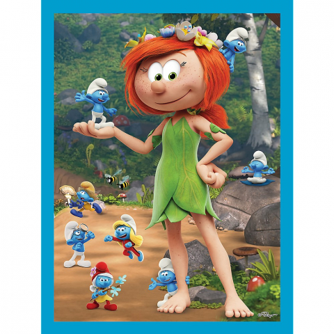 Puzzle trefl 2in1 memo strumfii si prietenii lui  [2]