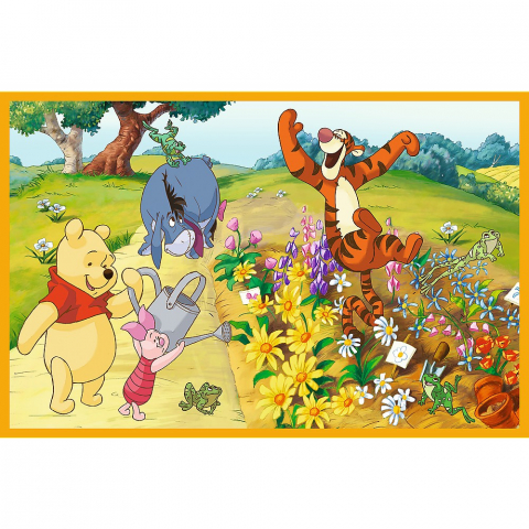 Puzzle trefl 2x24 disney winnie the pooh zi de joaca cu winnie si prietenii  [1]