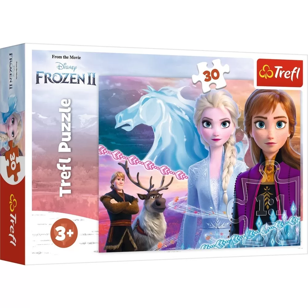 Jucării și Jocuri pentru copii - Puzzle trefl 30 frozen2 curajoasele surori