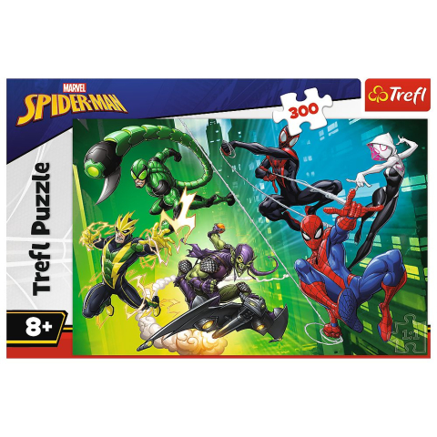 Puzzle trefl 300 marvel spiderman panza omului paianjen copii varsta 8 ani - +15 ani [2]