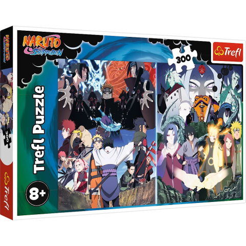 Jucării și Jocuri pentru copii - Puzzle trefl 300 naruto shippuden ninja din lumea lui naruto copii varsta 8 ani - +15 ani