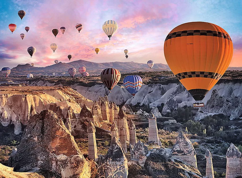 Puzzle trefl 3000 in aer cu balonul [1]
