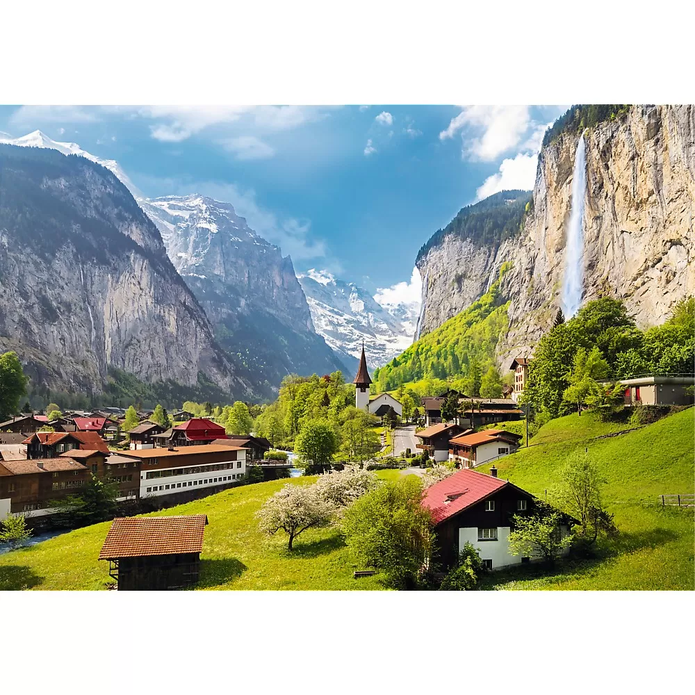 Puzzle trefl 3000 orasul lauterbrunnen elvetia [1]
