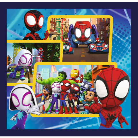  puzzle trefl 3in1 marvel spidey si prietenii lui extraordinari copii varsta 3 ani - 9 ani [3]